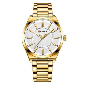 Curren 8407 Gold-White 1008-0317 фото