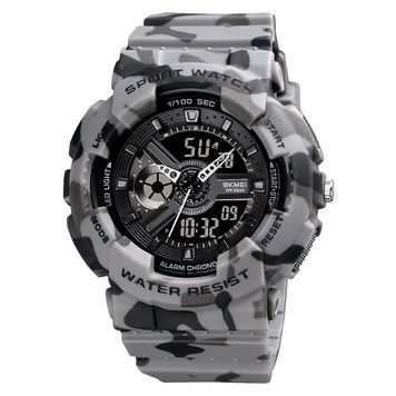 Skmei 1689CMGY camo gray 1080-0918 фото