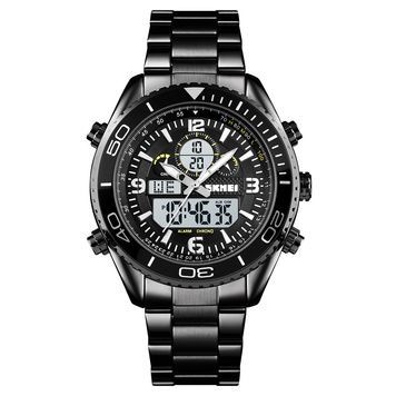 Skmei 1600BKWT Black-Black-White 1080-0993 фото