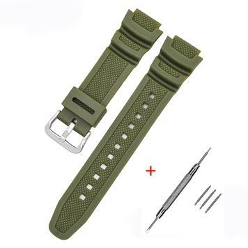 Ремінець для Casio G-Shock AE-1000/1200 Army Green SI 1051-0870 фото