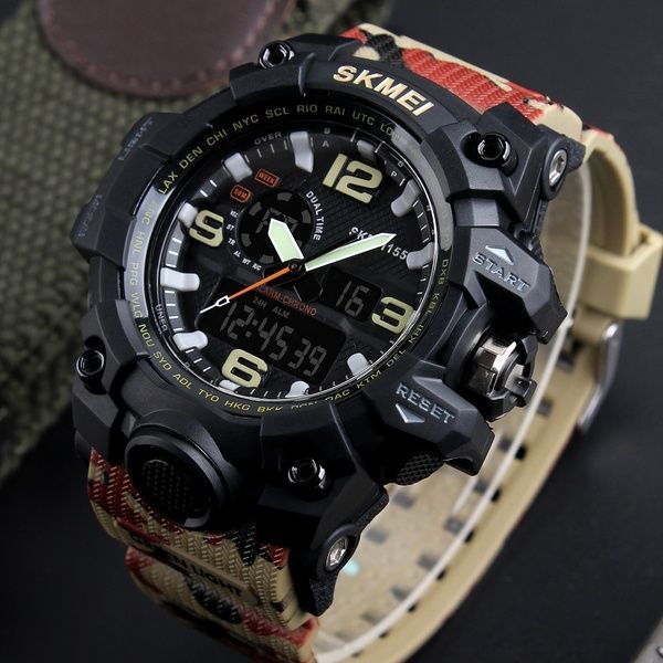 Skmei 1155BCMRD Black-Camo Red 1080-1056 фото