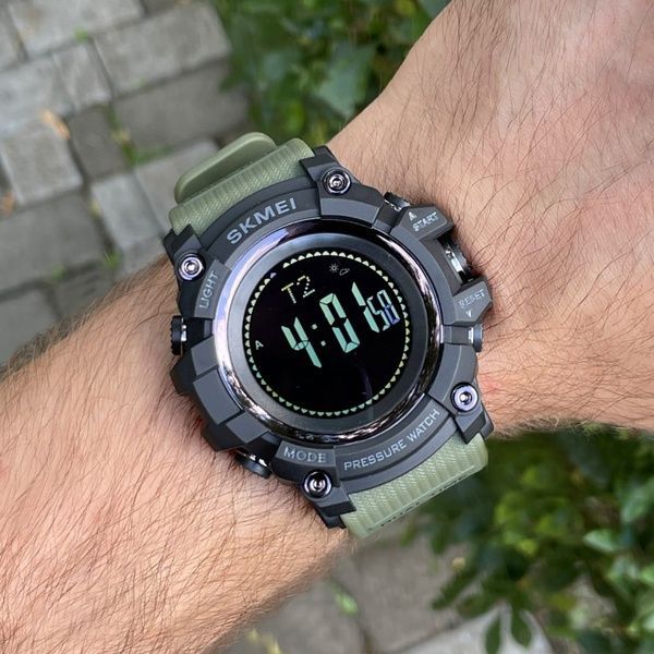 Skmei 1358AG Army Green Smart Watch Compass 1080-0839 фото