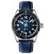 Skmei 9232LSIBU Silver-Blue-Leather Strap 1080-2347 фото 1