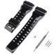 Ремінець для Casio G-Shock GA-100/110/120 Black-Glossy BK 1051-1180 фото 2