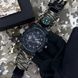 Patriot 005 Тризуб срібло Чорний Паракордовий ремінець Camo Green + Коробка. 1201-0403 фото 2