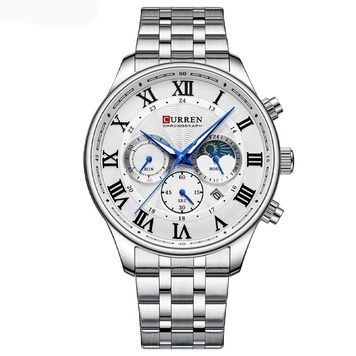 Curren 8427 Silver-White 1008-0383 фото