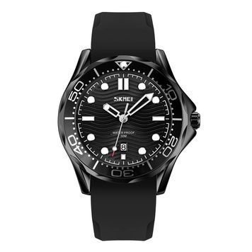 Skmei 9276PBKBK Black-Black Silicone Strap 1080-1555 фото