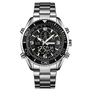 Skmei 1600SIBK Silver-Black 1080-0992 фото