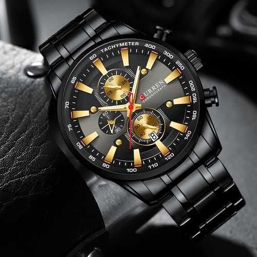 Curren 8351 Black-Gold 1008-0232 фото