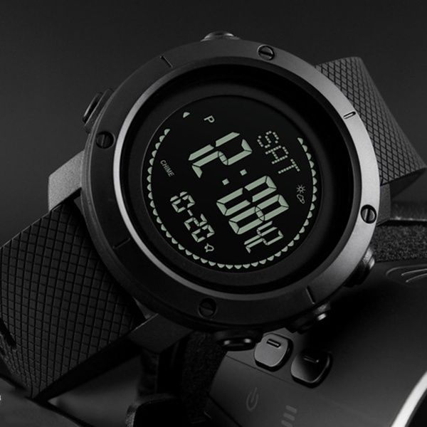 Skmei 1427BK Black + Compass 1080-0843 фото