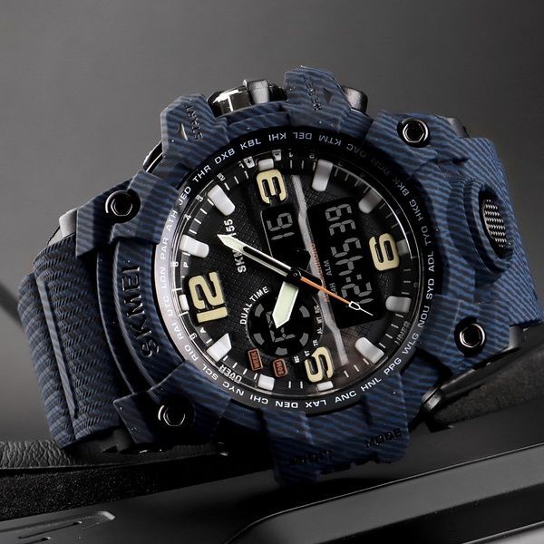 Skmei 1155BDMBU denim blue 1080-0908 фото