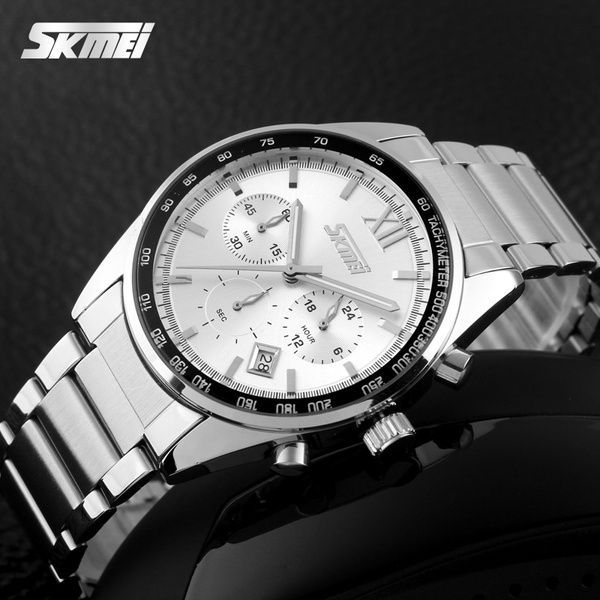 Skmei 9096SI Silver 1080-1203 фото