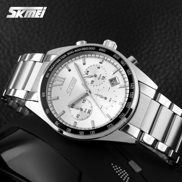 Skmei 9096SI Silver 1080-1203 фото