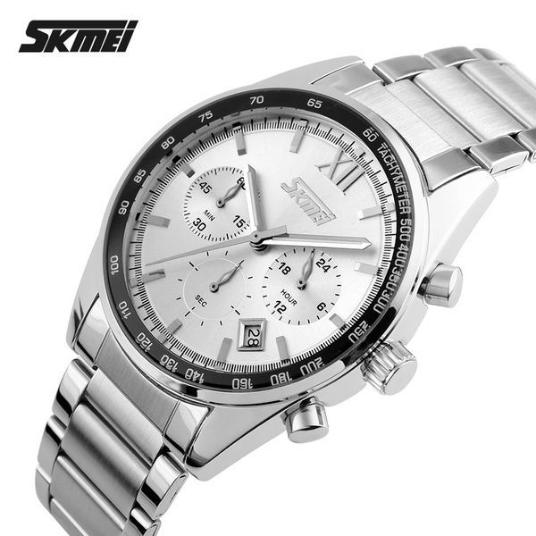 Skmei 9096SI Silver 1080-1203 фото