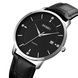 Skmei 1801LSIBK Silver-Black Leather 1080-1633 фото 2
